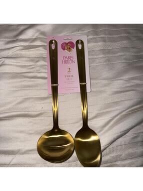 PARIS HILTON 2 PIECE TOOL SET PARIS HILTON KITCHEN TOOL SET STAINLESS STEEL